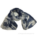 2015 modern printing style snood loop cheap wholsale scarf cotton